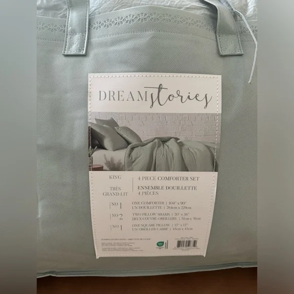 🎉LAST PIECE 🎉DREAM STORIES Solid Supersoft Comforter Set - Picture 2 of 6